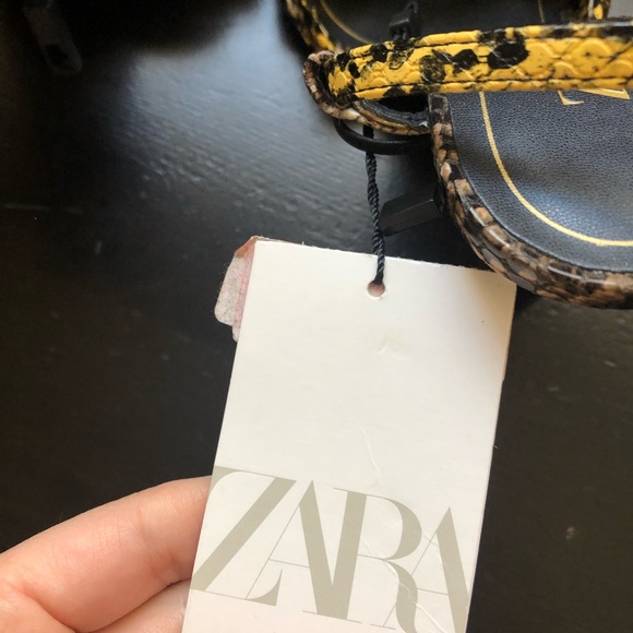 NWT ZARA LEOPARD HEELS SIZE 6.5 - Picture 7 of 8